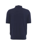 Tricou DSQUARED2, Polo Design, Logo Insert, Navy Blue, Regular Fit