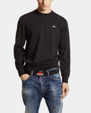 Pulover DSQUARED2, Crewneck, Classic Design, Black