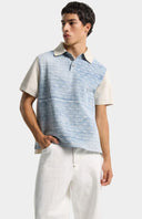 Tricou DSQUARED2, Monogram Knit Polo, Alb