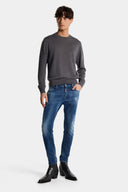 Pulover DSQUARED2 D2 Upside Down – Gri