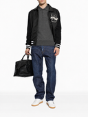 Bluza polo DSQUARED2, Grey Wool polo shirt with embroidered logo