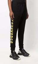 Pantaloni DSQUARED2, Logo Print Yellow