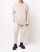 Pantaloni DSQUARED2, Patent effect, Beige