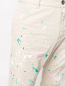Pantaloni DSQUARED2, Patent effect, Beige