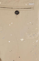 Pantaloni DSQUARED2, Multicolor Stains, Beige