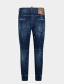 Blugi DSQUARED2, Track Denim Pants, S74KB0860S30805470