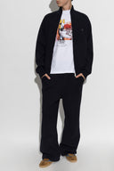 Pantaloni DDSQUARED2, NAVY BLUE Wide-leg trousers