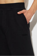 Pantaloni DDSQUARED2, BLACK Wide-leg sweatpants