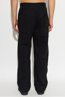 Pantaloni DDSQUARED2, BLACK Wide-leg sweatpants