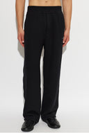 Pantaloni DDSQUARED2, BLACK Wide-leg sweatpants