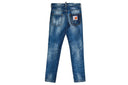 Jeans Dsquared2, Dark Front Skater Jeans Blue