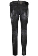 Blugi DSQUARED2, Insertie logo alba, Cool Guy