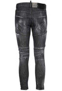 Blugi DSQUARED2, Tidy Biker, Black