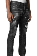 Blugi DSQUARED2, Tidy Biker, Black