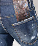 BLUGI  DSQUARED2,  Sexy Twist Jean, Blue