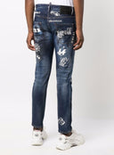 BLUGI  DSQUARED2, Dark Graffiti Wash Skater