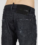 Jeans DSQUARED2, Tidy Biker, Black Used Effect