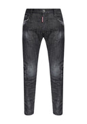 Jeans DSQUARED2, Tidy Biker, Black Used Effect