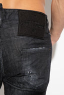Jeans DSQUARED2, Black Clean Wash, Skater Jeans
