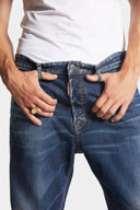 BLUGI DSQUARED2, Croiala Bro, Dark Everyday Wash