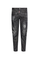 BLUGI DSQUARED2, Black, Tidy Biker, Red Logo Insert