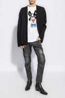BLUGI DSQUARED2, Black, Tidy Biker, Red Logo Insert