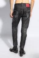 BLUGI DSQUARED2, Black, Tidy Biker, Red Logo Insert
