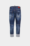 BLUGI DSQUARED2, Slim Fit, Raw-Hem Distressed