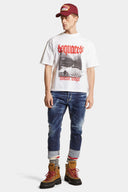 BLUGI DSQUARED2, Slim Fit, Raw-Hem Distressed