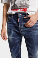 BLUGI DSQUARED2, Slim Fit, Raw-Hem Distressed