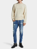 BLUGI DSQUARED2, Light Heritage Wash Skater, Light Blue