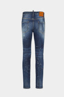 JEANS DSQUARED2, Medium  Easy Red Spot, Cool Guy Fit, Bleumarin