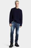 JEANS DSQUARED2, Medium  Easy Red Spot, Cool Guy Fit, Bleumarin