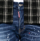 JEANS DSQUARED2, Medium Spots, Skater Fit, Bleumarin