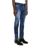JEANS DSQUARED2, Medium Spots, Skater Fit, Bleumarin