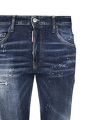 JEANS DSQUARED2, Medium Spots, Skater Fit, Bleumarin