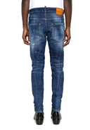 JEANS DSQUARED2, Medium Spots, Skater Fit, Bleumarin