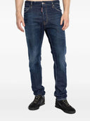 JEANS DSQUARED2, Dark Simple Denim, Cool Guy, Bleumarin