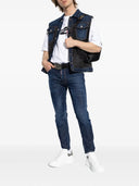 BLUGI DSQUARED2, Skater, Contrast Stitching, Indigo Blue