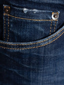 BLUGI DSQUARED2, Skater, Contrast Stitching, Indigo Blue
