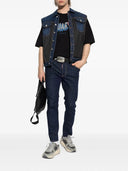 BLUGI DSQUARED2, Regular Fit, Raw Dark Blue Denim