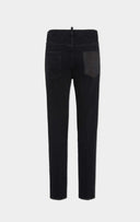 BLUGI DSQUARED2, Black Coal Wash Jeans, Cool Guy, Negru