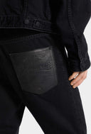 BLUGI DSQUARED2, Black Coal Wash Jeans, Cool Guy, Negru