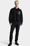 BLUGI DSQUARED2, Black Coal Wash Jeans, Cool Guy, Negru