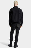 BLUGI DSQUARED2, Black Coal Wash Jeans, Cool Guy, Negru