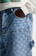 Jeans DSQUARED2, Light Wash Baggy Carpenter Jeans