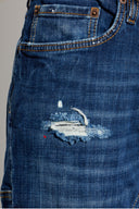 Jeans DSQUARED2,  NAVY BLUE ‘Biker’ jeans