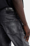 Jeans DSQUARED2, Black Fog Wash Teddy Jeans