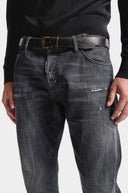 Jeans DSQUARED2, Black Fog Wash Slim Twist Jeans