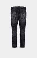 Jeans DSQUARED2, Black Fog Wash Slim Twist Jeans